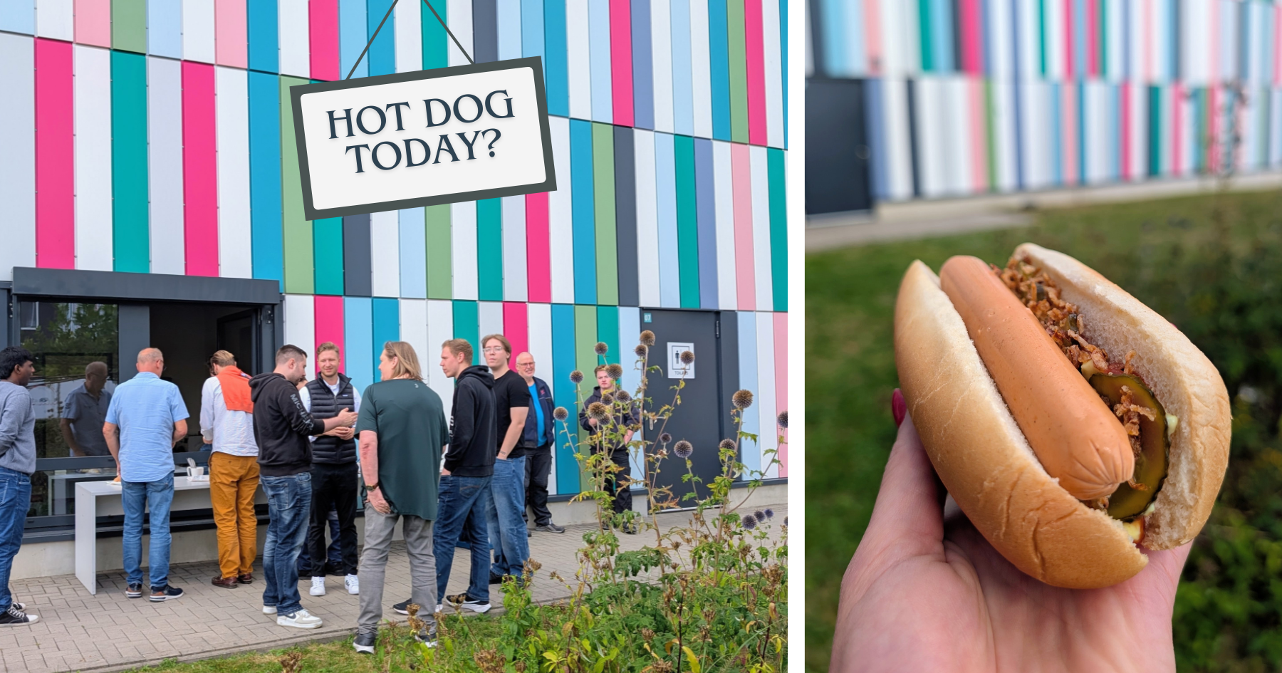 Teamevent mit HotDogs